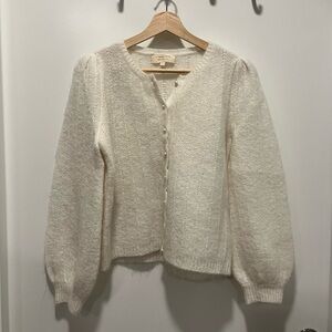 Sezane mohair blend cardigan